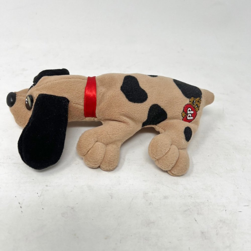 Pound Puppies Plush 8” Small Newborns Tan w/ Brown Ears Stuffed Animal Dog - Picture 2 of 8
